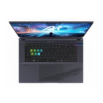 AORUS 9KG-43EEC54SH | Dark gray | 16 " | QHD | 2560 x 1600 pixels | 165 Hz | Intel Core i7 | i7-13650HX | 16 GB | SODIMM DDR5 | 