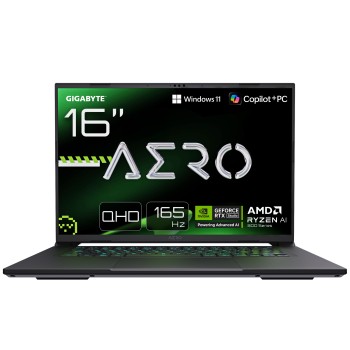 Gigabyte AERO X16 1WH-93EEC64DH | 16 " | AMD Ryzen Al 7 | 350 | 32 GB | DDR5 | Solid-state drive capacity 1000 GB | NVIDIA GeFor